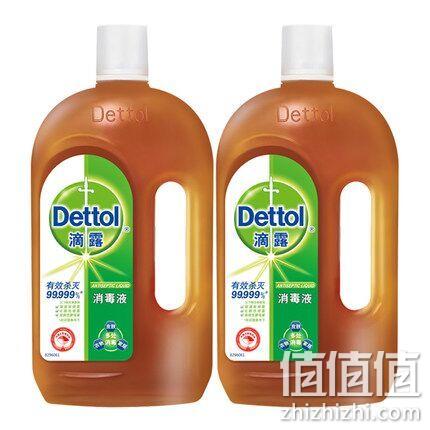 Detto 滴露 消毒液1.15Lx2瓶 券后79.9元包邮（京东105元） 值值值-买手聚集的地方