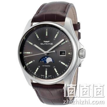 GLYCINE 冠星 Combat 6 Classic GL0114 男士月相机械腕表 380美元约￥2551 值值值-买手聚集的地方