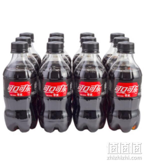 Coca-Cola 可口可乐 零度 Zero 汽水 300mlx12瓶 18.5元 值值值-买手聚集的地方