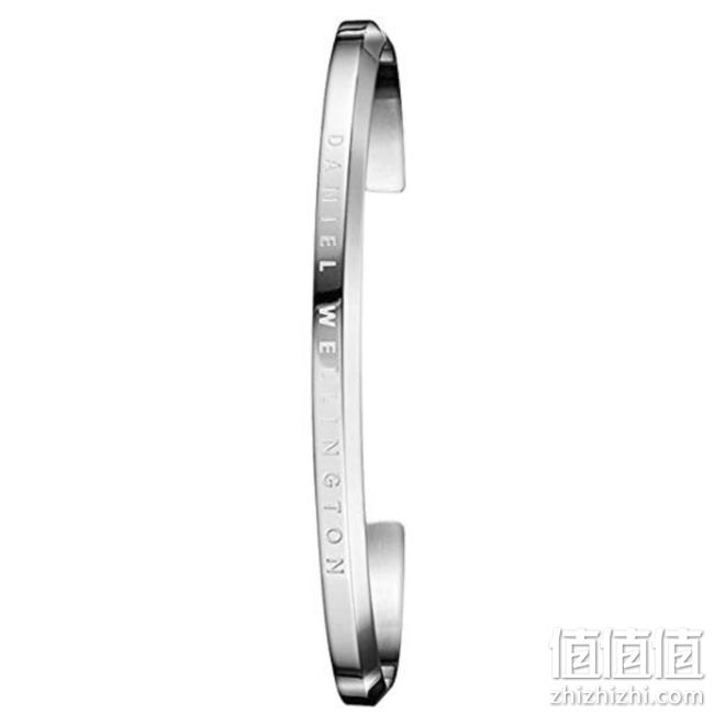 2件！Daniel Wellington 丹尼尔惠灵顿 DW00400002 银 情侣手镯 prime会员到手约372.4元包邮包税（折合186.2元/件） 值值值-买手聚集的地方
