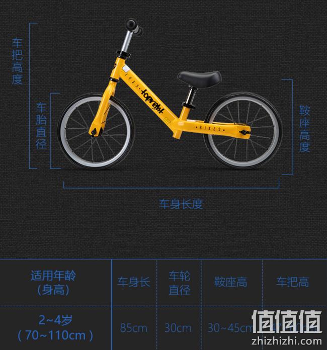抖音爆款！途锐达 无脚踏 2-4岁 儿童平衡车 150元券后148元包邮 值值值-买手聚集的地方