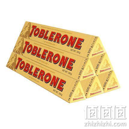10月到期， Toblerone 瑞士 三角 牛奶巧克力 100gx6根 券后59元包邮 值值值-买手聚集的地方