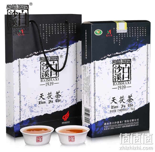 中国黑茶老字号 一级品质：白沙溪 天茯茶 安化黑茶 1kg 券后200元包邮（长期330元） 值值值-买手聚集的地方