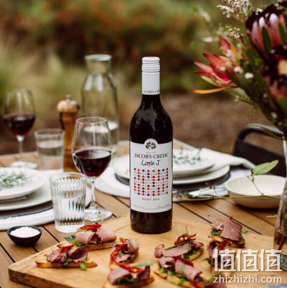 4件 澳洲 Jacob's Creek 杰卡斯 J小调系列 轻盈红葡萄酒750ml 双重优惠127元 值值值-买手聚集的地方