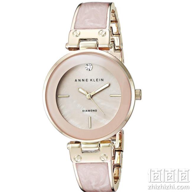 历史新低！Anne Klein AK-2512LPGB 女士时尚镶钻手表 prime会员含税到手约247元 值值值-买手聚集的地方