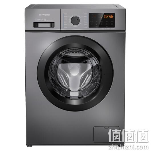 Plus会员：Skyworth 创维 XQG80-B15MC 8KG 滚筒洗衣机 1349元包邮 值值值-买手聚集的地方