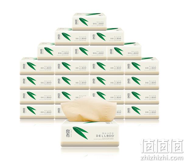 1小时后结束：良布 超韧本色抽纸 3层100抽x30包x2份 48.6元包邮 值值值-买手聚集的地方