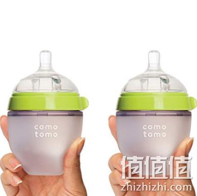 两只装 Comotomo 可么多么 婴儿硅胶奶瓶150ml 138元包邮包税（京东单个179元） 值值值-买手聚集的地方