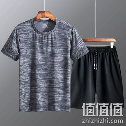 迪诺凡卡 男士 T恤+短裤 运动套装 券后39元包邮 值值值-买手聚集的地方
