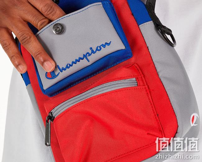 Champion 冠军 中性拼色斜挎包 24美元约¥161 值值值-买手聚集的地方