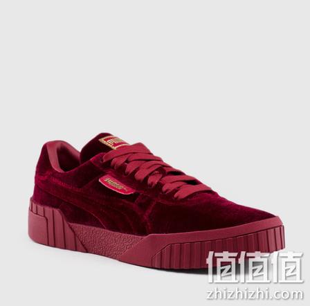 黑色，Puma 彪马 Cali Velvet 女子丝绒板鞋 30美元约¥202 值值值-买手聚集的地方
