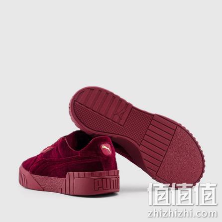 黑色，Puma 彪马 Cali Velvet 女子丝绒板鞋 30美元约¥202 值值值-买手聚集的地方