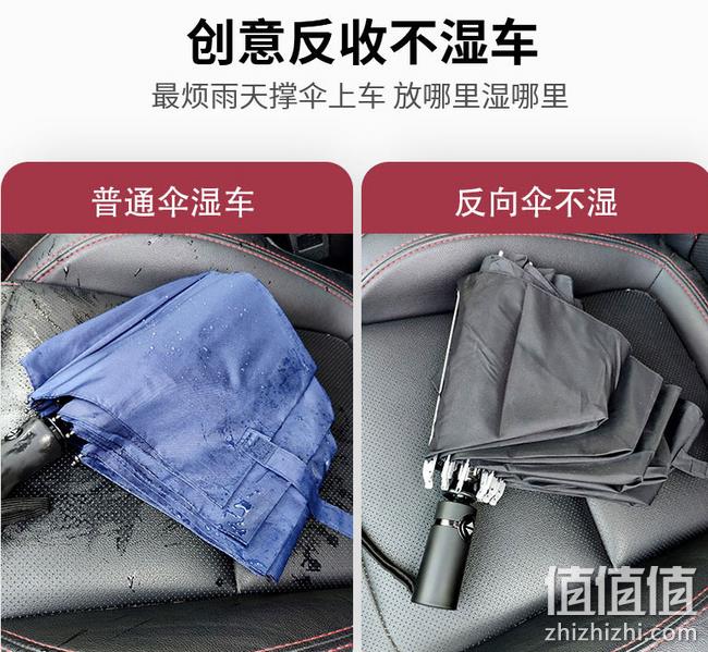 反向折叠 不湿周边：德国 雨渡沙 全自动雨伞 券后38元包邮 值值值-买手聚集的地方