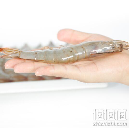 XXL号、单只14-15cm：聚天鲜 厄瓜多尔白虾 2kgx2袋 178元包邮 值值值-买手聚集的地方