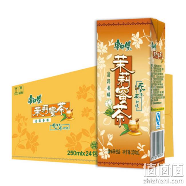 康师傅 茉莉蜜茶 茶饮料 250mlx24盒 整箱装（新老包装自然发货）  21.9元 值值值-买手聚集的地方