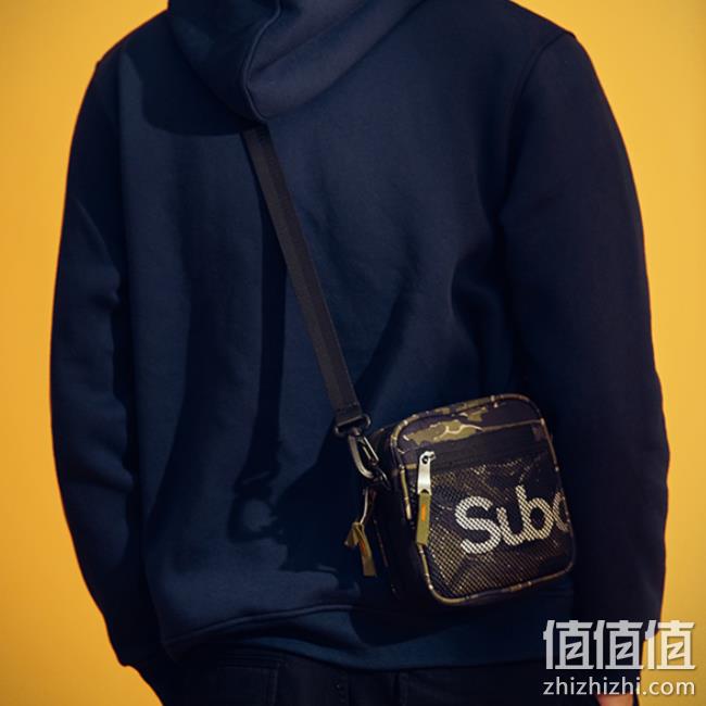 香港潮牌，Subcrew 虎纹 迷彩 单肩包 110元券后128元包邮 值值值-买手聚集的地方