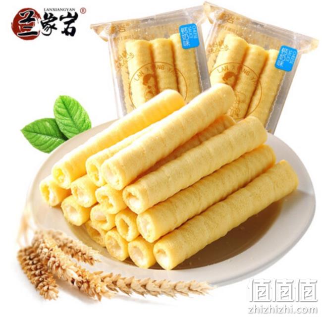 神价格！ 兰象岩 夹心鸡蛋蛋卷 6根装x18包 三重优惠后10.84元包邮 值值值-买手聚集的地方