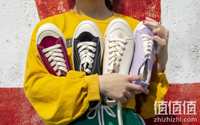 大孚飞跃 19年新款 糖果色 情侣 帆布鞋 券后69元包邮(专柜208元) 值值值-买手聚集的地方