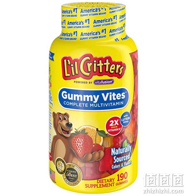 190粒，好吃还营养！美国 L'il Critters 丽贵 小熊糖 多种维生素软糖 prime会员凑单直邮含税到手约90元 值值值-买手聚集的地方