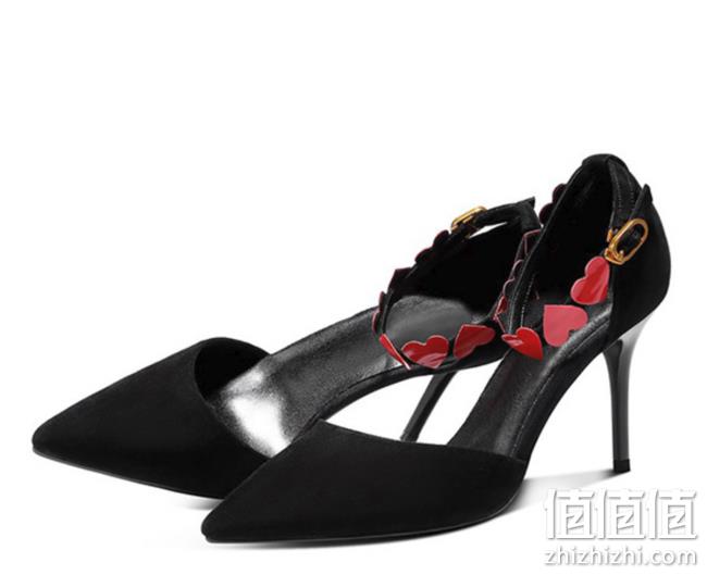 戚薇同款，Luiza Barcelos  羊皮性感腕带尖头高跟鞋 7.5CM 218.9元包邮 值值值-买手聚集的地方