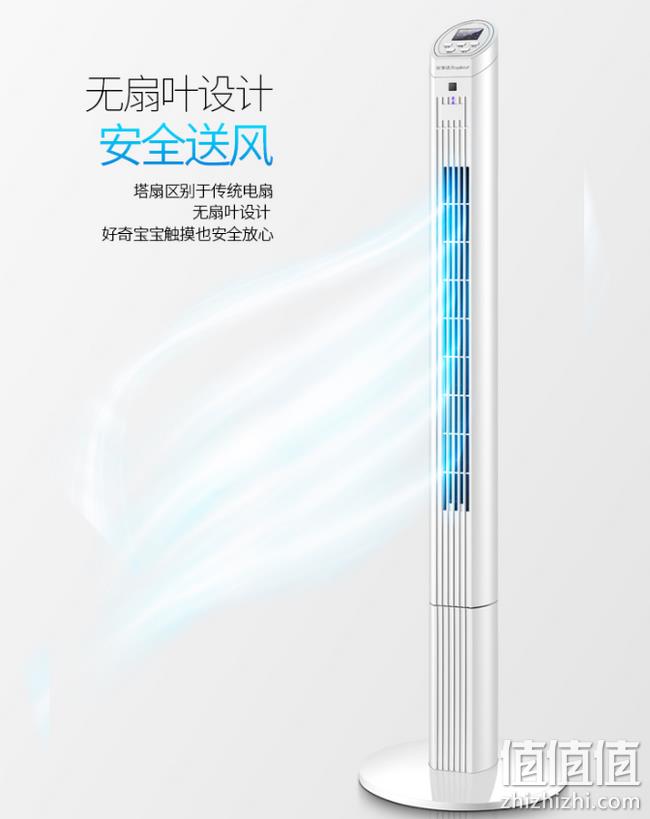 3档调节+广角送风+高1.2m：荣事达 机械无叶静音塔扇 券后119元包邮（长期199元） 值值值-买手聚集的地方