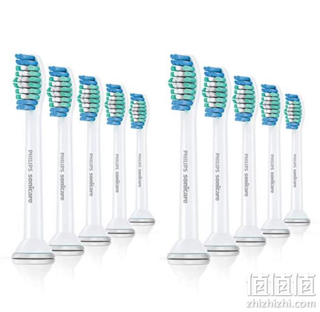 适配所有Sonicare型号，Philips Sonicare基础清洁更换刷头 10只装 prime会员凑单直邮含税到手约196.4元 值值值-买手聚集的地方