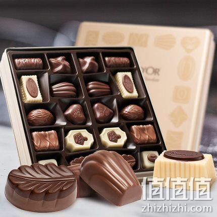 520礼物，比利时进口 爱普诗 夹心巧克力 216g铁盒装 券后98元包邮、送贺卡和礼袋 值值值-买手聚集的地方