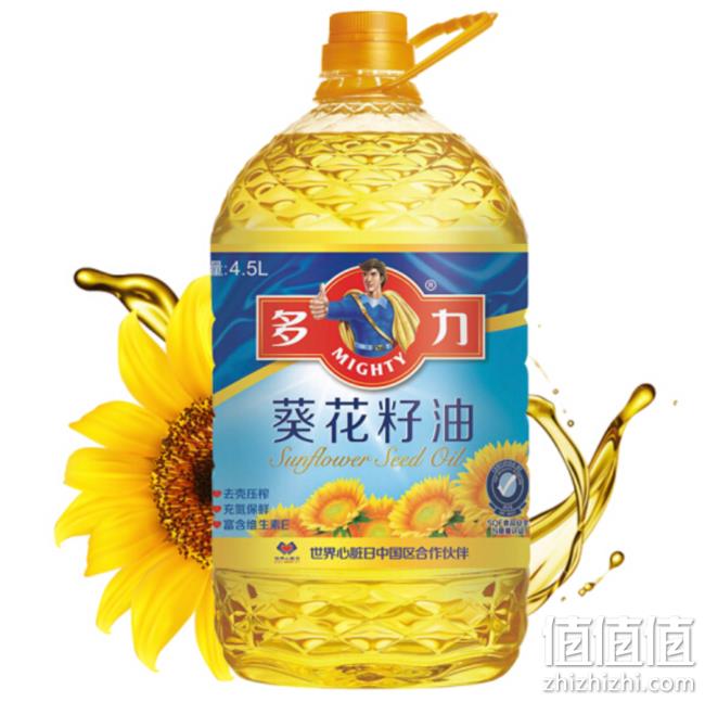 含维生素E，多力 葵花籽油 4.5L 54.9元 值值值-买手聚集的地方