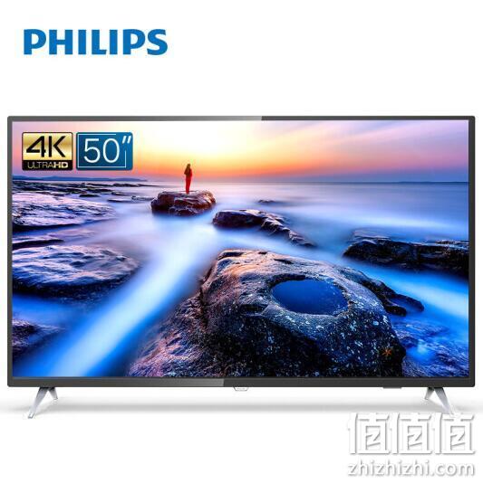 20日0点、历史低价、4K+HDR： PHILIPS 飞利浦 50PUF7093/T3 50英寸 4K 液晶电视 2099元包邮 值值值-买手聚集的地方