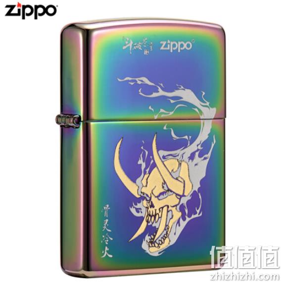 跨界联名，Zippo X 斗破苍穹 骨灵冷火 打火机151-C-000009 凑单169元 值值值-买手聚集的地方