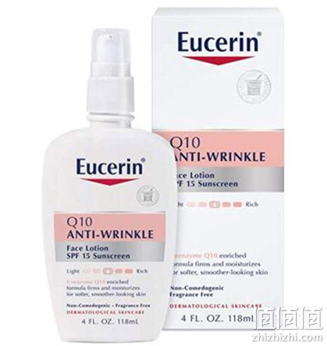 Eucerin优色林 抗皱Q10保湿防晒SPF15日间乳液 118ml prime会员凑单直邮含税到手约86.78元 值值值-买手聚集的地方