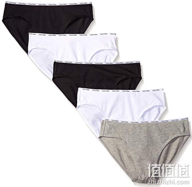 Calvin Klein  女式弹力棉经典三角内裤 5条装 prime会员凑单直邮含税到手约151.43元 值值值-买手聚集的地方
