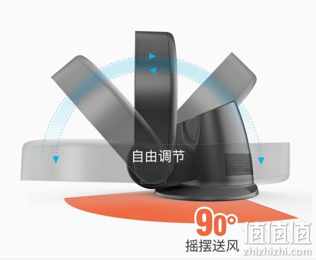 台壁两用：SK 无叶电风扇 超静音电扇 199元包邮 平常299元 值值值-买手聚集的地方