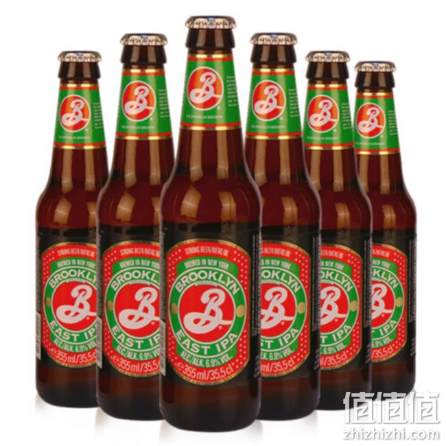 BROOKLYN 布鲁克林 印度淡色精酿啤酒 组合装 355mlx6瓶x2件 plus会员双重优惠后83.6元（折合7元/瓶） 值值值-买手聚集的地方
