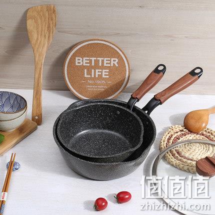煎炸炒煮皆宜，立羊 麦饭石炒锅 无盖 20cm 券后39元起包邮， 赠送木铲 值值值-买手聚集的地方