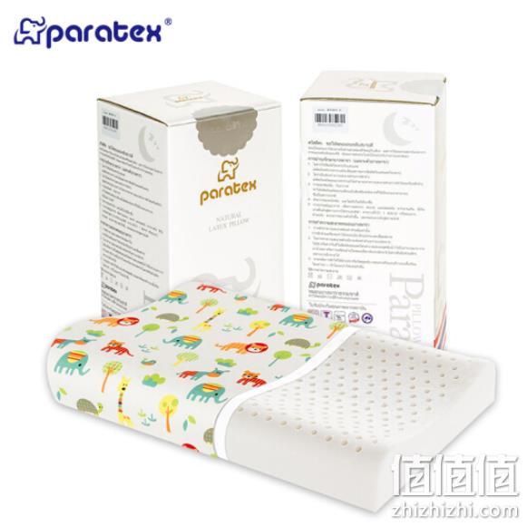 92%乳胶含量，泰国原装 Paratex 3-12岁 儿童乳胶枕 Plus会员169元 值值值-买手聚集的地方