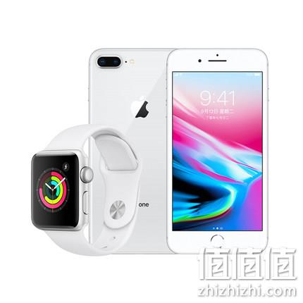 1日10点：手慢无神价！ Apple 苹果 iPhone 8 Plus 智能手机 64GB 全网通+Apple Watch 3 38mm 3388元包邮（限量1000套） 值值值-买手聚集的地方