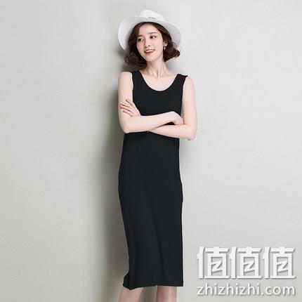 白菜！可做家居服，依牧绒 2019夏季 莫代尔连衣裙 券后9.9元包邮 值值值-买手聚集的地方