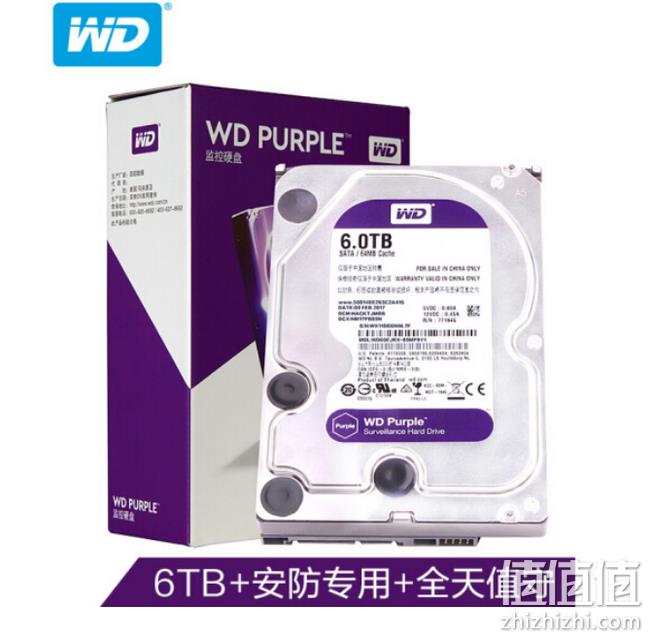 0点 全天监控： Western Digital 西部数据 监控硬盘 6t 999元包邮 值值值-买手聚集的地方