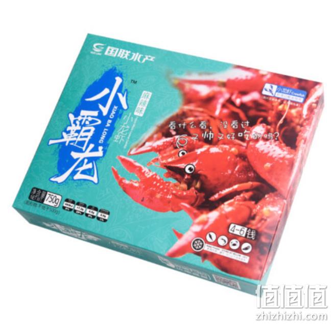 上市企业，GUOLIAN 国联 麻辣味小龙虾 750g（净虾 500g）x2件 69.9元，可满299-150元券做到35元 值值值-买手聚集的地方