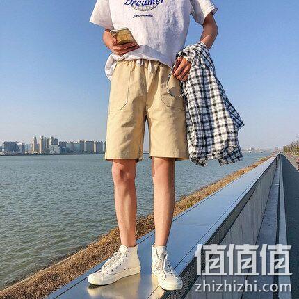 笔蕴 男士 95%棉 工装短裤 券后19.9元包邮 值值值-买手聚集的地方