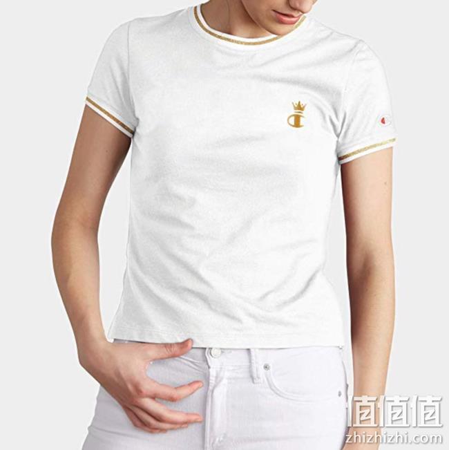 码全白菜！Champion冠军 女式 T恤 WL249G-549986 60元包邮包税 值值值-买手聚集的地方