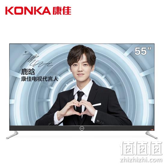 历史新低:KONKA 康佳 LED55X8S 55英寸 4K液晶电视 2399元包邮(上次推荐2499元) 值值值-买手聚集的地方