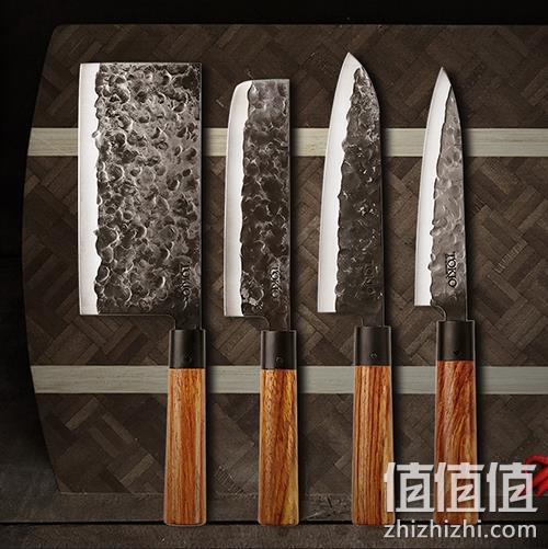 精美木盒包装！4件套 德国 TOKIO KITCHENWARE 纯手工锻造刀 60元券后189元包邮（上次推荐199元） 值值值-买手聚集的地方
