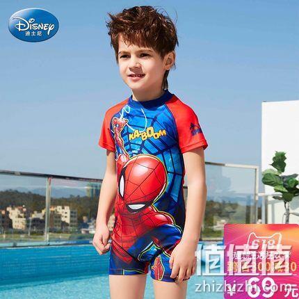 商场同款 Disney 迪士尼 儿童 蜘蛛侠 泳衣 券后46元包邮 值值值-买手聚集的地方