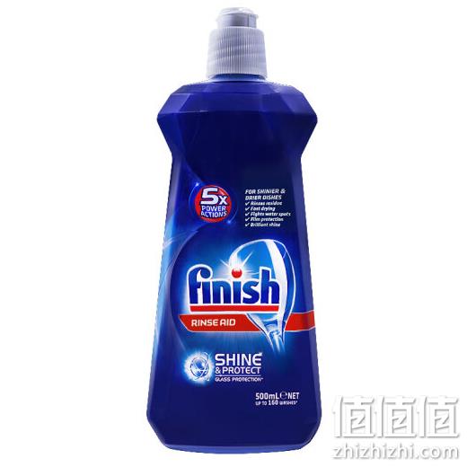 Finish 洗碗机专用漂洗剂500mlx5件 Plus会员119.6元 值值值-买手聚集的地方