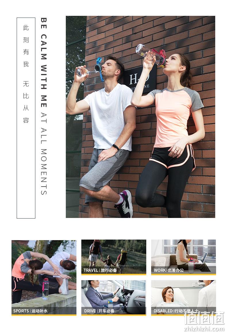 进口Tritan材质、4.9分好评：哈尔斯 磨砂质感运动水杯 500ml 19.9元包邮 值值值-买手聚集的地方