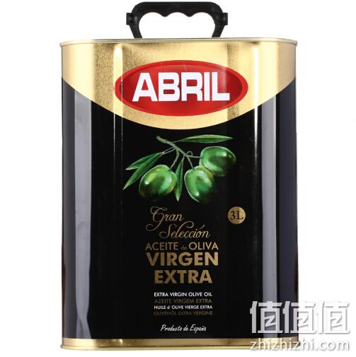 ABRIL阿布利尔 特级初榨橄榄油 铁罐3L 124元 值值值-买手聚集的地方