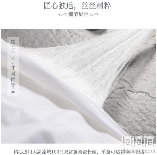 1斤重 100%双宫蚕：太湖雪 蚕长丝被 全尺寸同价 三重优惠后395元包邮（上次类似款439元） 值值值-买手聚集的地方