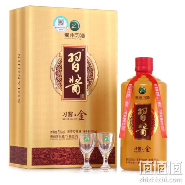 12期免息，习酒 习酱·金 53度 酱香型 白酒  500mlx6瓶 双重优惠839元（天猫200元每瓶） 值值值-买手聚集的地方